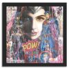 Batman Superman Beauty -  Original Painting on Canvas - Image 2