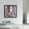 Batman Superman Beauty -  Original Painting on Canvas - Image 3
