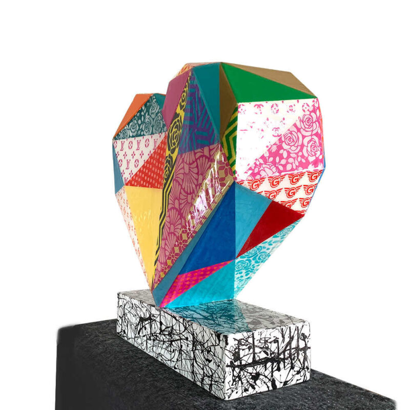 Chanel Sparkle Diamond – Original Unique Wall 3D Sculpture by Gardani (N.D)  : Sculpture Acrylic, Stone - SINGULART
