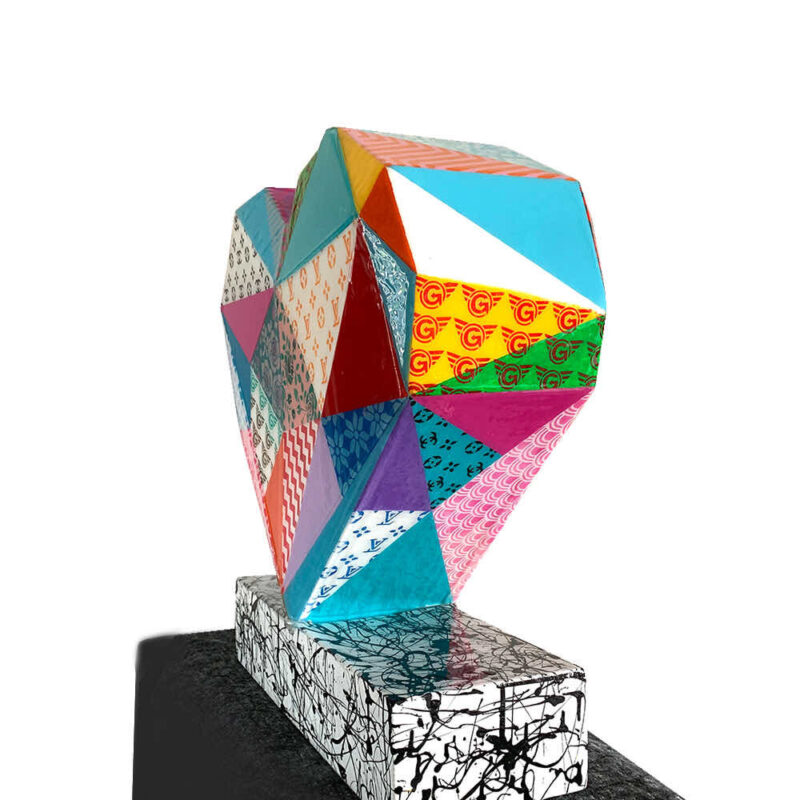 Chanel Sparkle Diamond – Original Unique Wall 3D Sculpture by Gardani (N.D)  : Sculpture Acrylic, Stone - SINGULART
