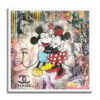 Mickey Hug in Paris - Giclee Print on Canvas or Paper - Image 3