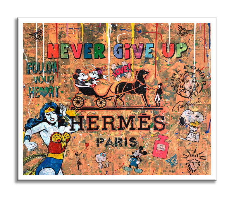 Hand Painted Pop Art by Boyarde Messenger #LouisVuitton #LibertyLondon  #Hermes…