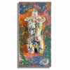 Galaxy - Original 3D Sculpture on Brick Wall Panel