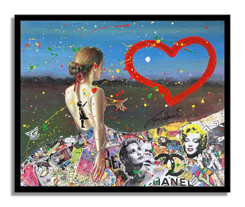 Pop Art Love Canvas