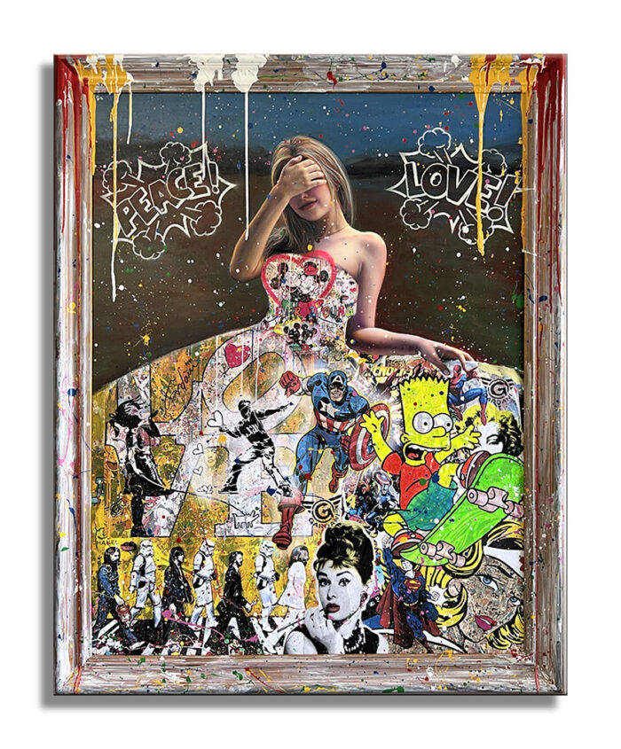 Gardani Street-Pop Art, Paintings Sculptures, Limited Edition Canva/Paper