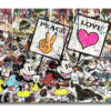 Peace Love 33 - Original Painting on Canvas