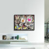Peace Love 33 - Original Painting on Canvas - Image 3