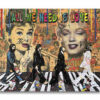 Marilyn Audrey Beatles - Original Painting on canvas