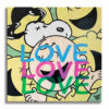 Snoopy i love u lots!  - Original Painting on Canvas