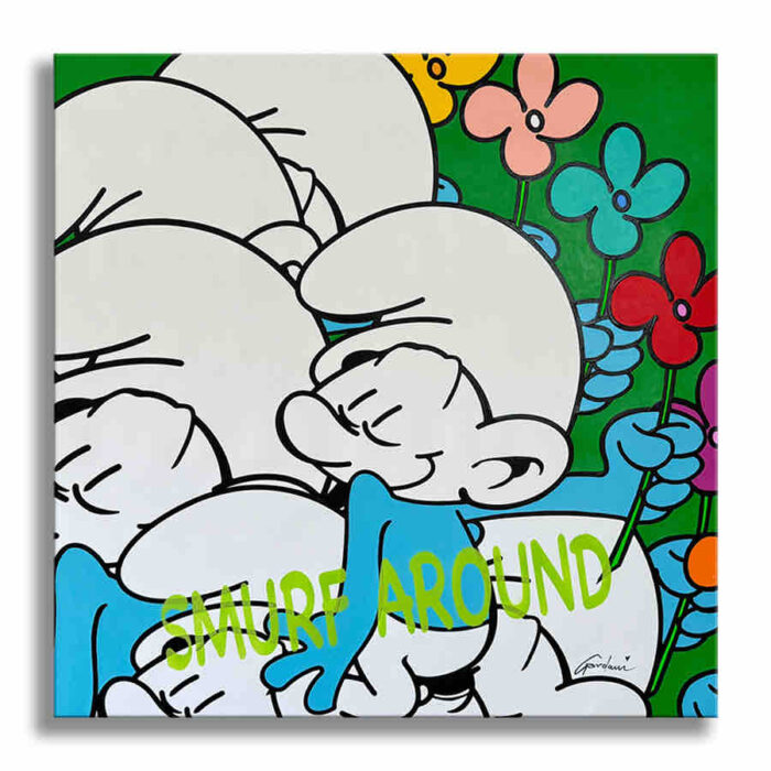 Smurf Around - Giclee Print on Canvas or Paper - Image 5