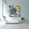 You and me Marvin the Martian - Original Painting on canvas - Image 2