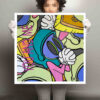 You and me Marvin the Martian - Giclee Print on Canvas or Paper