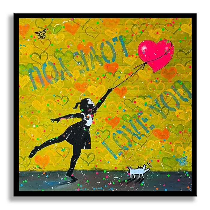 Elixir of Love - Original Painting on Canvas, Pop Art