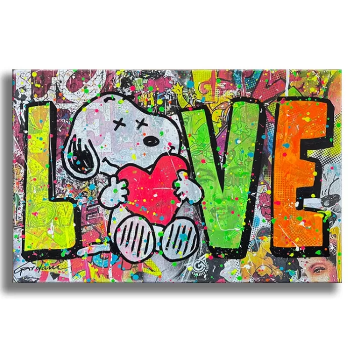 Love is a Friendship - Original Painting on canvas