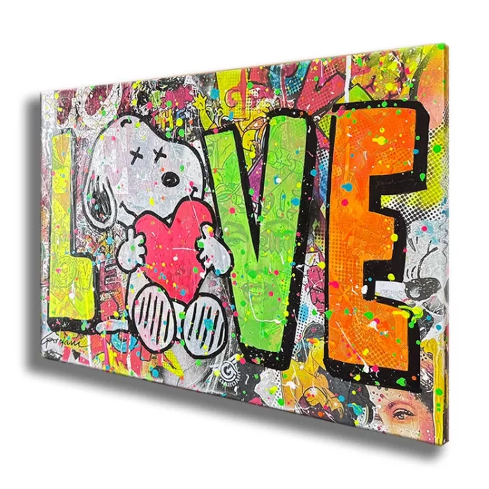 Love is a Friendship - Original Painting on canvas - Image 2