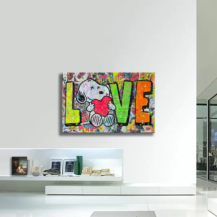 Love is a Friendship - Original Painting on canvas - Image 4