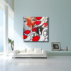 Echoes of Silence - Original Painting on canvas - Pop Art - Image 6