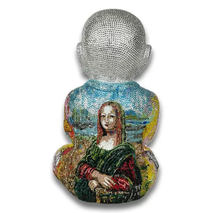 Forever Love Buddha – Original Swarovski Sculpture - Image 7