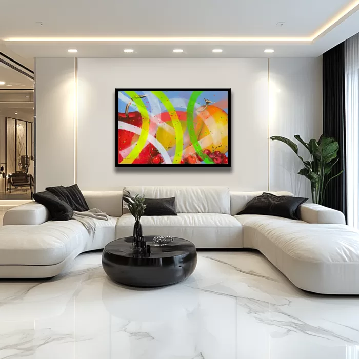 Rhythm of memories - Original Painting on Canvas - Image 2