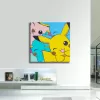 Smile Pikachu - Original Painting on canvas - Pop Art - Image 2