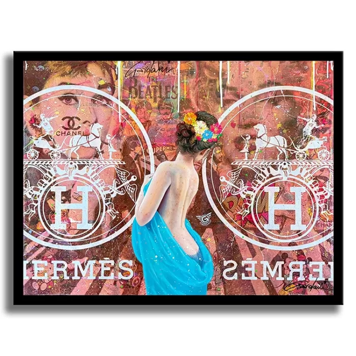 Success Hermes - Original Painting on Canvas - Image 3
