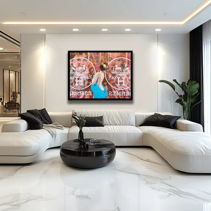 Success Hermes - Original Painting on Canvas - Image 4