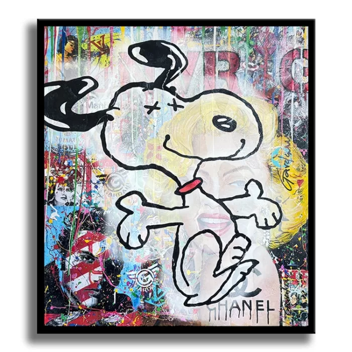 Try Snoopy – Original Painting on canvas - Image 5