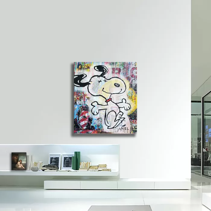 Try Snoopy – Original Painting on canvas - Image 2