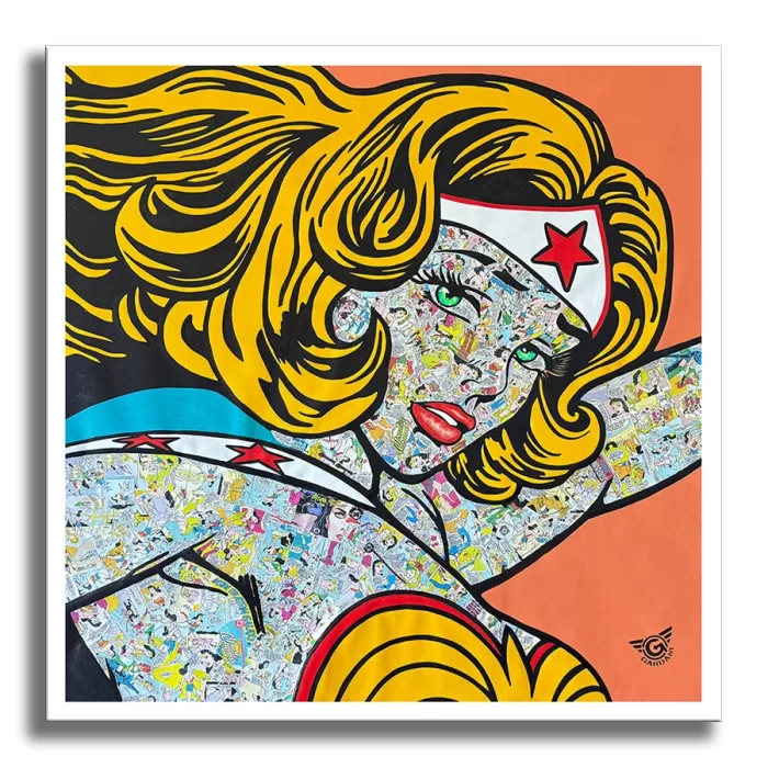 Wonder Woman Force - Original Painting on canvas - Image 5