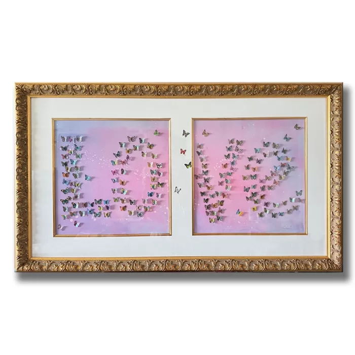 Classic Love - Original Unique 3D wall Sculpture