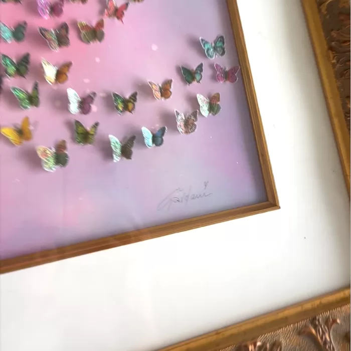 Classic Love - Original Unique 3D wall Sculpture - Image 5