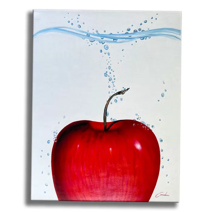 Inside Apple - Original Painting on Canvas