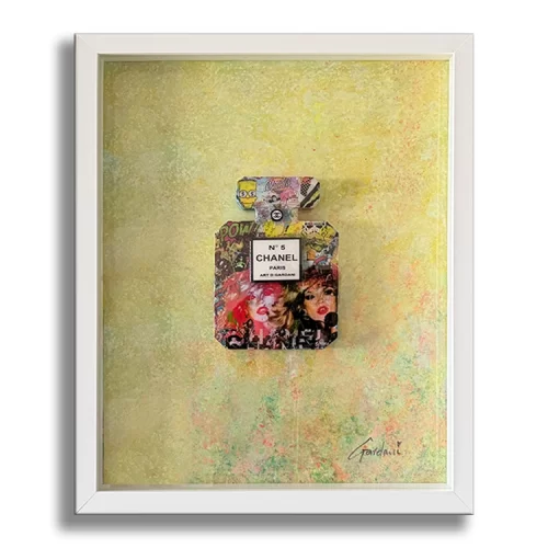 Chanel N5 Ocean - Original 3D Painting/Sculpture by Gardani